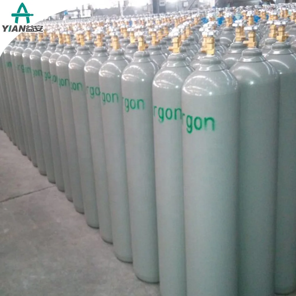 Заводская Продажа 40L бесшовная сталь промышленный аргоновый газ заполняющий аргоновый цилиндр