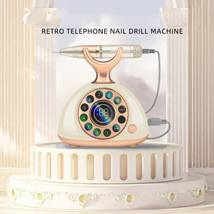 Perceuse à ongles professionnelle rétro électrique Portable téléphone perceuse à ongles pour vernis à ongles - Product Image 2