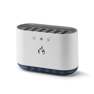 Humidificador ultrasónico USB Minigo con efecto llama, difusor de aroma con aceites esenciales y efecto fuego. - Product Image 1