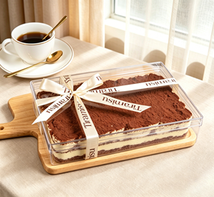 Boîte à tiramisu en acrylique transparent <span class=keywords><strong>pour</strong></span> <span class=keywords><strong>10</strong></span> <span class=keywords><strong>personnes</strong></span>, grand récipient rectangulaire <span class=keywords><strong>pour</strong></span> tiramisu, idéal <span class=keywords><strong>pour</strong></span> la présentation lors <span class=keywords><strong>de</strong></span> mariages et <span class=keywords><strong>de</strong></span> réceptions. - Product Image 3