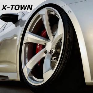 Cerchi Concavi Profondi da 18 19 20 22 24 Pollici OEM 5x112 5x114.3 5x120 5x100 Cromati Forgiati su Misura per Audi A4 A5 A6 A7 A8 - Product Image 1