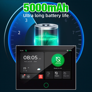 Kerui G74 Wifi 4G Fsk Tuya Thông Minh 7-Inch IPS Đầy Đủ Màn Hình Cảm Ứng Báo Động Chống Trộm Hệ Thống Không Dây An Ninh Nhà Hệ Thống Báo Động - Product Image 4