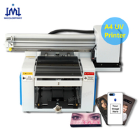 Digitale 6 Kleuren Mini Size Direct Diy Pen Id Kaart Cd Pvc Glas Lederen Metalen Houten Telefoonhoesje Led Inkt Jet Flatbed Uv Printer A4