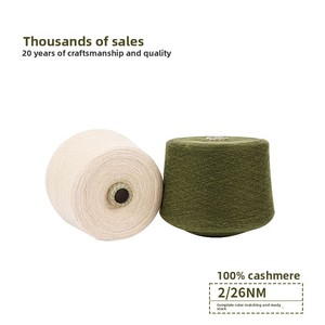 Hilo de Cachemira Auténtico 100% Cachemira 2/26NM, Tejido de Alta Gama, Clase B, Hilado Grueso, Multicolor - Product Image 3
