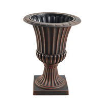 Pots à fleurs en plastique, grands pots pour plantes d'intérieur et d'extérieur, jardinières modernes, grands pots à fleurs en forme de colonne romaine