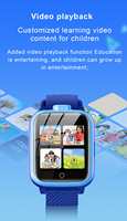 Reloj Inteligente 4G con Tarjeta SIM, Videollamadas, WIFI, Cámara HD, GPS, LBS, SOS, Gran Memoria, Localización 4G para Niños
