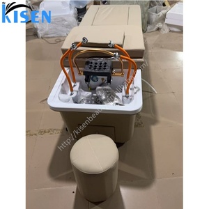 KISEN Meilleure vente Lit de lavage pour salon de massage avec plusieurs douches, système de circulation d'eau, lavabo de spa japonais pour soin capillaire - Product Image 2