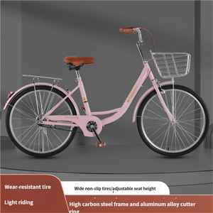 कारखाने की प्रत्यक्ष बिक्री महिलाओं के लिए 26 इंच की सिंगल स्पीड रोड बाइक - Product Image 3