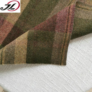 Kiểm Tra Len Chải Kẻ Sọc Vải Len Cho Áo Khoác Mùa Đông - Product Image 2