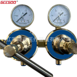 Two-Stage Two-Gas Argon Gas Pressure Regulator <b>Valve</b> YQJ-11 with Angle Structure for Better <b>Control</b> - Product Image 5