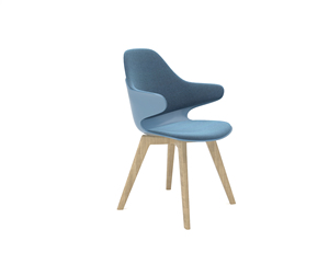 <span class=keywords><strong>Koho</strong></span> Exclusive Innovatives Design Akzent Stühle Möbel Wohnzimmer Moderne Holz Lounge Blue Accent Stuhl - Product Image 2
