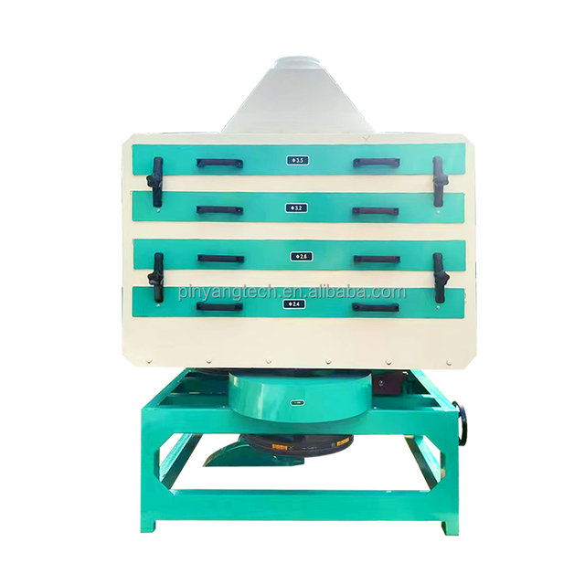 MJP100*4 High-Accuracy Rice Size Sorting Sifter with Motor 3-3.5T/H Capacity 1.1KW Power for Grain Processing Machinery