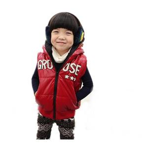 Vente en gros en ligne de vêtements pour enfants, vêtements d'hiver, gilets chauds sans manches pour garçons, provenant d'un fournisseur chinois - Product Image 1