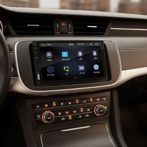 เครื่องเล่น MP5 แบบ Double Din สำหรับรถยนต์ ขนาด 7 นิ้ว รองรับการควบคุมพวงมาลัย ภาพถอยหลัง FM BT - Product Image 3