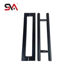 SVA-158/171/174K/174L Văn Phòng Tắm Khăn Giá H Đánh Máy Vòng Vuông Thang Thép Không Gỉ Trượt Cửa Kính Kéo Xử Lý - Product Image 2