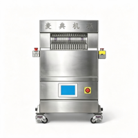 Trancheuse à pain industrielle ADMF, machine à trancher le pain automatique pour boulangerie commerciale, ligne de découpe de pain pour usine