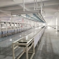 Chaîne de convoyeur à plat en PVC, Ligne de séchage à plat, Machine de retournement, Convoyeur à rouleaux, Convoyeur à plaques, Banc de travail d'assemblage