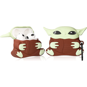 Cute 3D Lovely Unique Cartoon Yoda Baby Cover para Airpod <span class=keywords><strong>3</strong></span> Silicone Fun Funny Cool Design Cases para <span class=keywords><strong>Air</strong></span> Pods <span class=keywords><strong>3</strong></span> <span class=keywords><strong>2021</strong></span> - Product Image 6