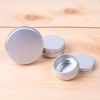 Pot en aluminium pour cosmétiques et soins de la peau, 5ml-300ml, avec bouchon à vis, en stock