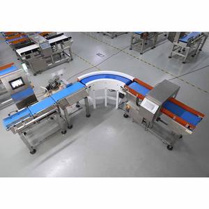 Automatic Conveyor Belt Food Scale Check Weigher Com Rejector Sistema Combinado Convey Belt <span class=keywords><strong>Checkweigher</strong></span> e detector de metais para F - Product Image 1