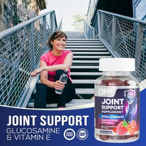Custom Cartilage &amp; Flexibility Support Gummies Supplement Strength Joint Support Chewable Gummies with <strong>Glucosamine</strong> &amp; <strong>Vitamin</strong> E - Product Image 5