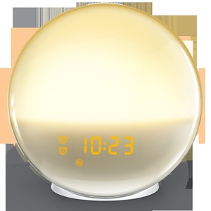 Kidsren's LED đồng hồ kỹ thuật số báo thức ánh sáng mô phỏng mặt trời mọc hoàng hôn thức dậy ánh sáng ban đêm phòng ngủ bầu không khí đầy màu sắc điện tử - Product Image 5