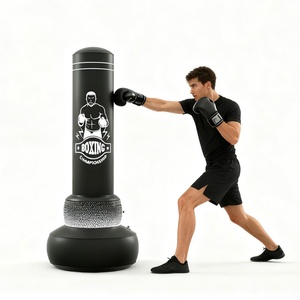Saco de Boxeo Inflable Resistente de PVC para Niños y Adultos, para Uso en Casa u Oficina, para Aliviar el Estrés y Entrenar - Product Image 1