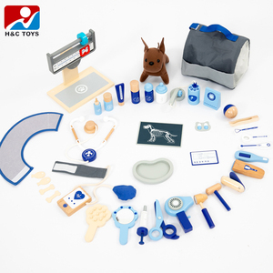 Ensemble de jouets en bois pour docteur animalier pour enfants, jeu d'imitation, outils médicaux réalistes, cadeau éducatif pour jeu de rôle - Product Image 3