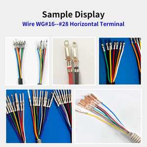 Hiệu quả cao bán tự động đa lõi cáp lột và thiết bị đầu cuối Uốn Tóc bồng Máy Cáp servo Uốn Tóc bồng Tước máy - Product Image 3