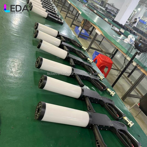 LEDA Hot Party Idea CO2 Jet Gun Wedding Stage DJ Atmosphere Machine Handheld RGB Light Smoke Fog CO2 Spray Gun - Product Image 4