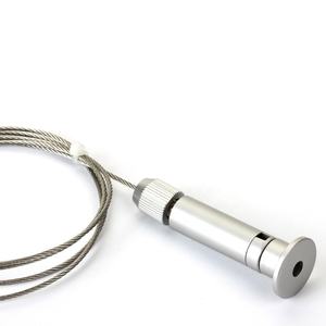 Latão Self-<span class=keywords><strong>Gripper</strong></span> Sign <span class=keywords><strong>Hanger</strong></span> Teto-Mounted Display Rack para segurar cartazes e sinais - Product Image 3