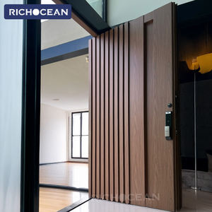 Portes de sécurité en bois massif de conception moderne RICHOCEAN, antivol, porte d'<span class=keywords><strong>entrée</strong></span> principale pour la <span class=keywords><strong>maison</strong></span> - Product Image 1