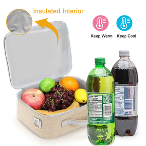 Small Lunch Bag for Adults Kids Compact <b>Insulated</b> Lunch <b>Box</b> Durable Food-Grade Lining Portable Cooler for Work School Travel - Product Image 5
