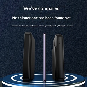 พาวเวอร์แบงค์แม่เหล็กพกพาขนาดเล็ก กำลังไฟ 5000mAh ความจุเยอะ ชาร์จเร็ว 22.5W รับสกรีนโลโก้ตามสั่ง ลดราคาพิเศษ - Product Image 4