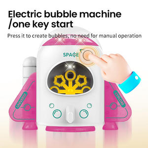 Souffleur de bulles électrique astronaute spatial avec lumières et musique, réservoir de 110 ml, jouet de fête en plein air pour enfants, cadeau - Product Image 3