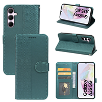 Portefeuille magnétique en cuir antichoc pour Samsung pour Galaxy A25E A36 A26 A05S 5G modèle coques de téléphone avec béquille Flip Cover
