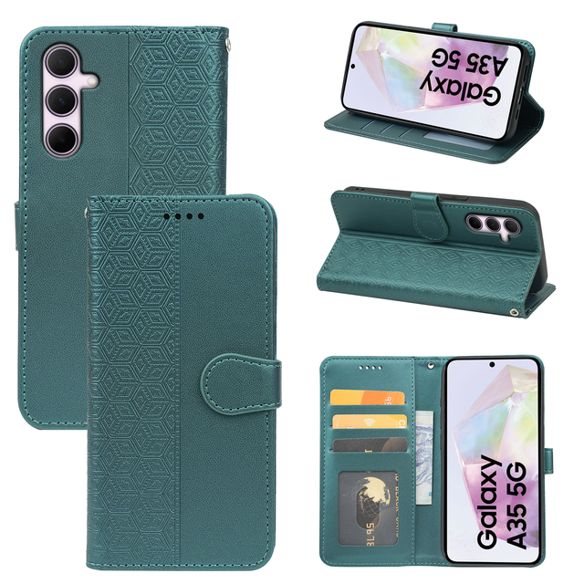 Magnetic Shockproof Leather Wallet for Samsung for Galaxy A25E A36 A26 A05S 5G Model Phone Cases with Kickstand Flip Cover