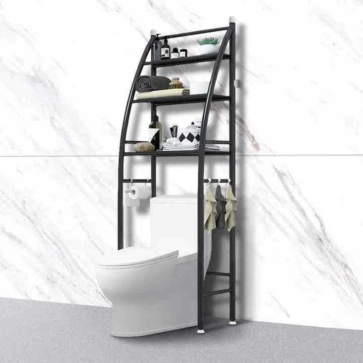 Creative Design Bathroom Toilet Storage Rack Easy Assemble Bathroom ...