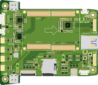 Orange Pi CM5 Development Board Rockchip RK3396S Komputer Papan Tunggal untuk Pembelajaran dan Pembuatan Prototipe