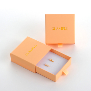 Custom Logo Pink Sliding Drawer Jewelry <b>Gift</b> <b>Box</b> Cardboard Paper Packaging for Bracelet Necklace Ring <b>Earrings</b> - Product Image 6