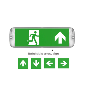 Señal de salida de emergencia LED sin mantenimiento IP65, recargable, resistente al agua, blanco frío, CE CB para seguridad contra incendios en interiores y exteriores - Product Image 2