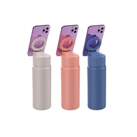 Botol Air Audio Bluetooth dengan Speaker Nirkabel Terintegrasi, Dudukan Ponsel Magnetik, Dinding Ganda Stainless Steel Modern, Daya Tahan 12-24 Jam
