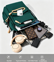 Sac à dos scolaire personnalisé promotionnel en Oxford 600D, imperméable, pas cher, pour adolescents, femmes, garçons et filles