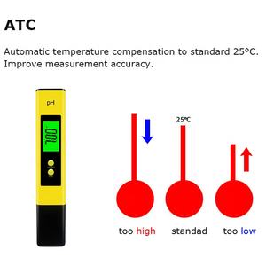 Testeur de <span class=keywords><strong>pH</strong></span> numérique facile à utiliser pour piscine, aquarium et eau potable domestique - Product Image 5
