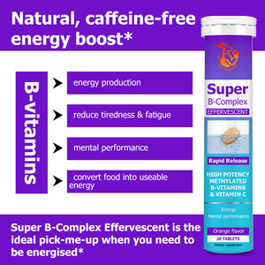 Suplementos Herbales Naturales al por Mayor de Fábrica, Tabletas de Super Complejo B con Vitamina B12 y Biotina, Tabletas de Acción Rápida para Aumentar la Energía - Product Image 4