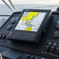 Plotter GPS Marino XINUO HM1512N de 12 Pulgadas Compatible con Tarjetas C-MAP