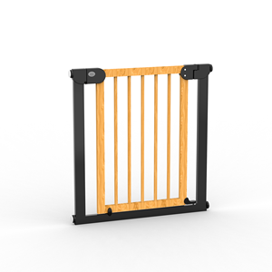Barrière de sécurité rétractable en bois pour bébé, OEM - Product Image 1