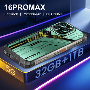 <span class=keywords><strong>Smartphone</strong></span> 16 Pro Max Triple Protection Prix Usine Robuste Étanche 32 Go RAM 1 To ROM Haute Performance Téléphone Robuste Triple Protection - Product Image 2