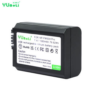 NP-FW50H de batterie d'appareil photo 1080mAh à prix réduit avec type-c pour <span class=keywords><strong>Sony</strong></span> a5000 série/série <span class=keywords><strong>6000</strong></span>/série NEX - Product Image 1