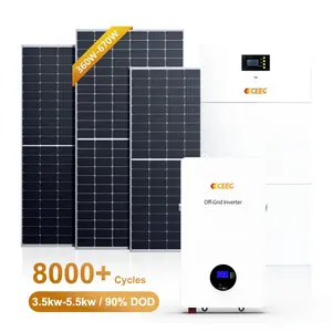 Single Phase Off Grid Inverter and LFP Battery Home Integrated Smart home System All in One Solar Power ESS